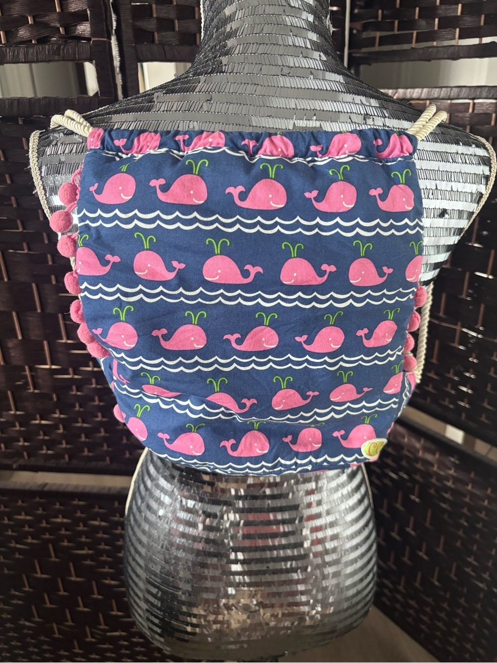 Christine Clark Mini Whale Backpack